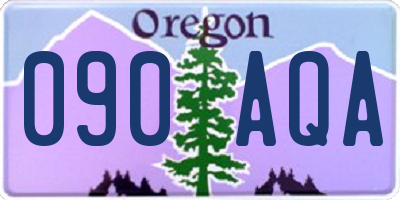 OR license plate 090AQA