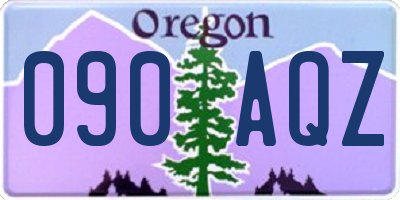 OR license plate 090AQZ