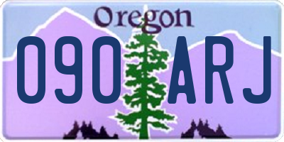 OR license plate 090ARJ