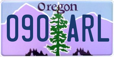 OR license plate 090ARL