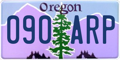 OR license plate 090ARP