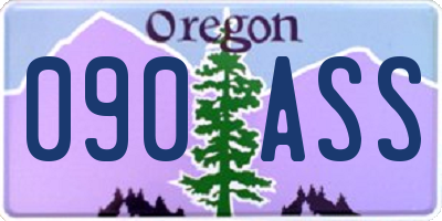 OR license plate 090ASS