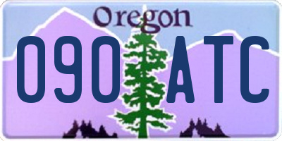 OR license plate 090ATC