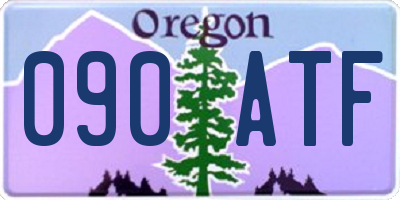 OR license plate 090ATF