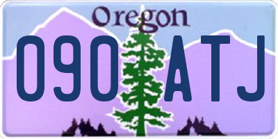 OR license plate 090ATJ