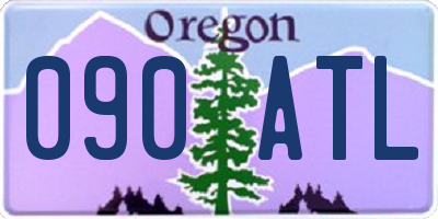 OR license plate 090ATL