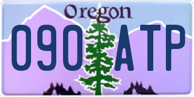 OR license plate 090ATP