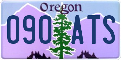 OR license plate 090ATS