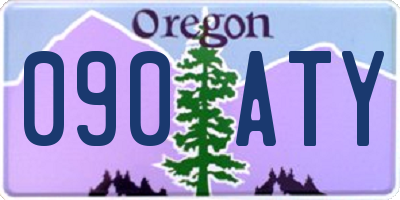 OR license plate 090ATY