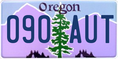 OR license plate 090AUT