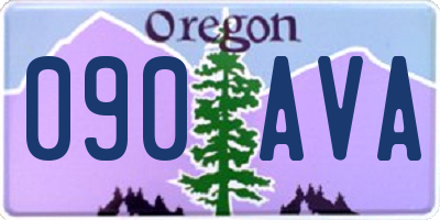 OR license plate 090AVA
