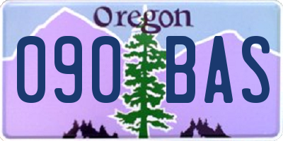 OR license plate 090BAS