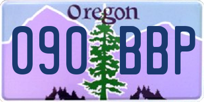 OR license plate 090BBP