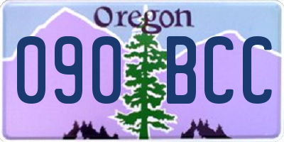 OR license plate 090BCC