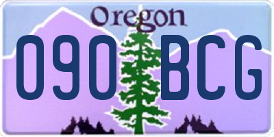 OR license plate 090BCG