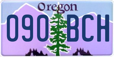 OR license plate 090BCH