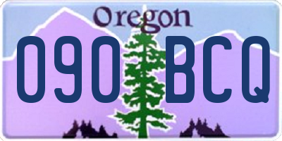 OR license plate 090BCQ