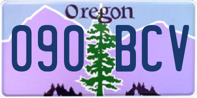 OR license plate 090BCV