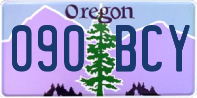 OR license plate 090BCY
