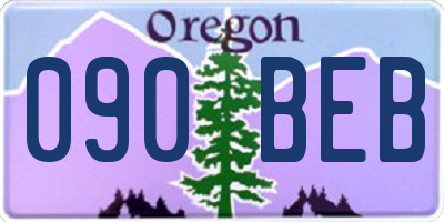 OR license plate 090BEB