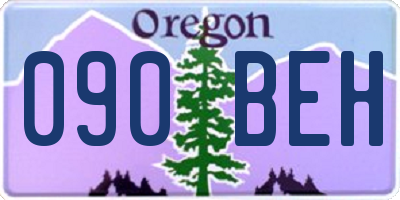 OR license plate 090BEH