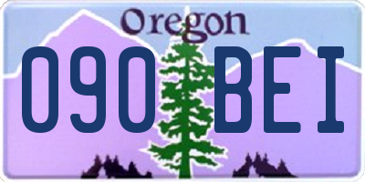 OR license plate 090BEI
