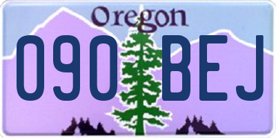 OR license plate 090BEJ