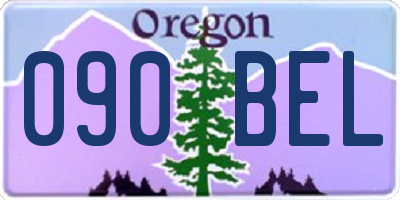 OR license plate 090BEL