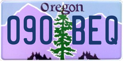 OR license plate 090BEQ