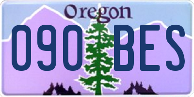 OR license plate 090BES