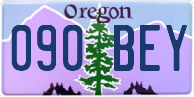 OR license plate 090BEY