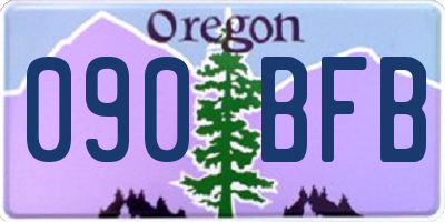 OR license plate 090BFB