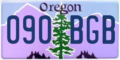 OR license plate 090BGB