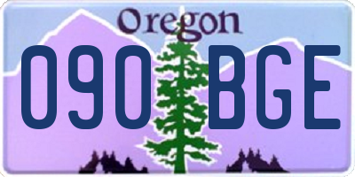 OR license plate 090BGE
