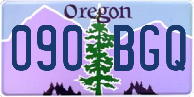 OR license plate 090BGQ