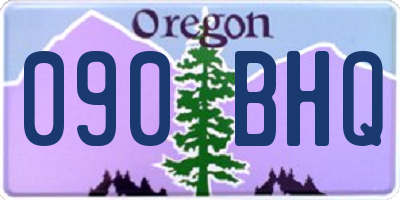OR license plate 090BHQ