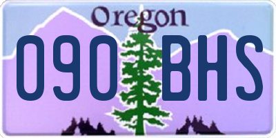 OR license plate 090BHS