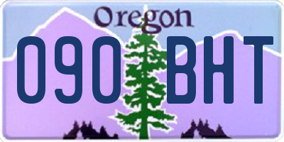 OR license plate 090BHT