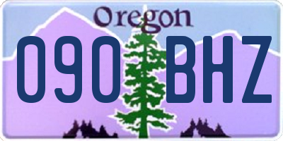 OR license plate 090BHZ