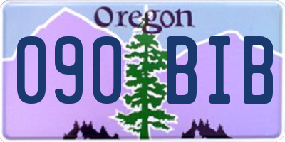 OR license plate 090BIB