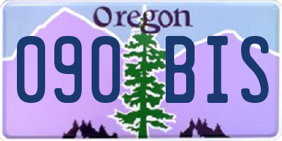 OR license plate 090BIS
