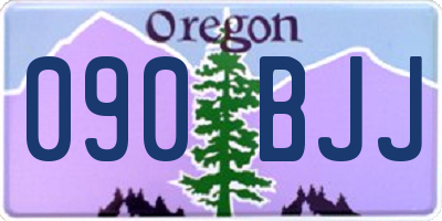 OR license plate 090BJJ