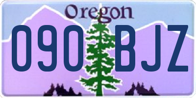 OR license plate 090BJZ