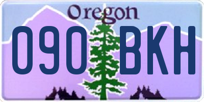 OR license plate 090BKH