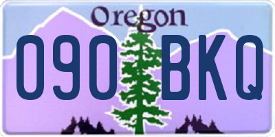 OR license plate 090BKQ