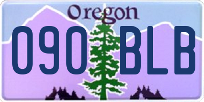 OR license plate 090BLB