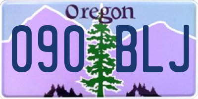 OR license plate 090BLJ
