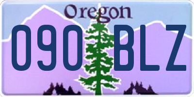OR license plate 090BLZ