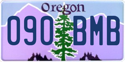 OR license plate 090BMB