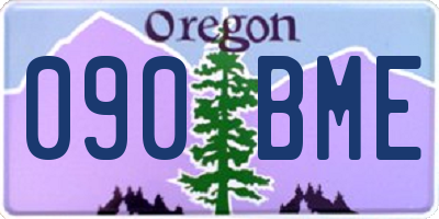 OR license plate 090BME